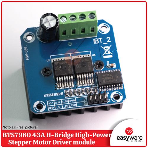 Driver Motore BTS7960 Da 43A - Modulo Alta Potenza Per Veicoli Intelligenti E Arduino - Foto 6