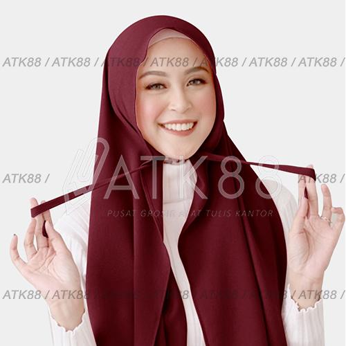 Gambar Pashmina Tali Panjang Diamond 175 x 75 Pastal - Silver dari Pusat Grosir ATK 88 Kota Bandung Tokopedia