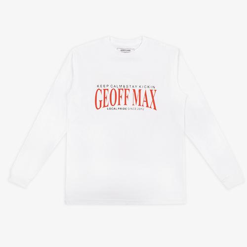 Gambar Geoff Max Official - Beria LS White T-Shirt | T-Shirt Pria | Kaos Pria - M dari Geoff Max Official Kota Bandung Tokopedia