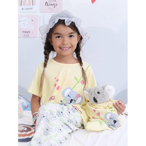 Foto Produk Piyama Anak Short Shirts Hanging Out Koala SSLP66 - 4 dari Boboo Kids