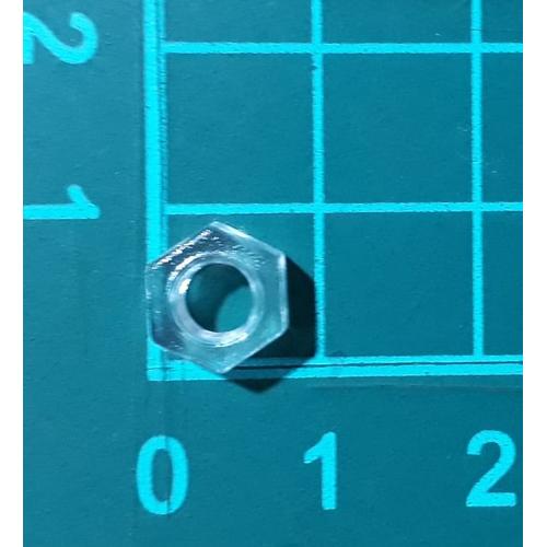 Foto Produk Mur Nut hexagonal Nylon Plastik M5 transparant Baut Skrup Screw dari SentraOnlineShop
