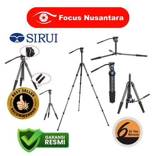 Foto Produk SIRUI ST-125 Carbon Fiber 5-Sections + VA-5 Ultra-Compact Video Head dari Focus Nusantara