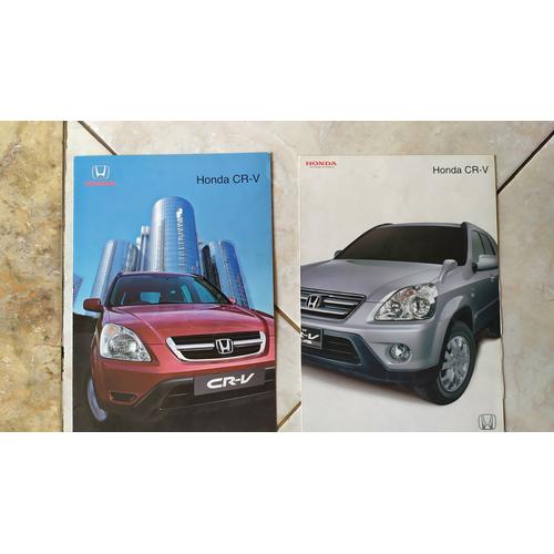 Jual BROSUR mobil HONDA CRV Old katalog Kota Tangerang Troy's Parts