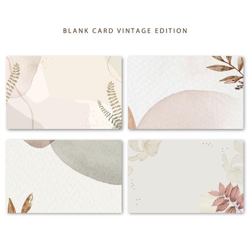 Gambar KARTU UCAPAN KOSONG BLANK CARD HANG TAG GREETING CARDS VINTAGE FLOWER - VINTAGE dari JFurniture Kota Depok Tokopedia