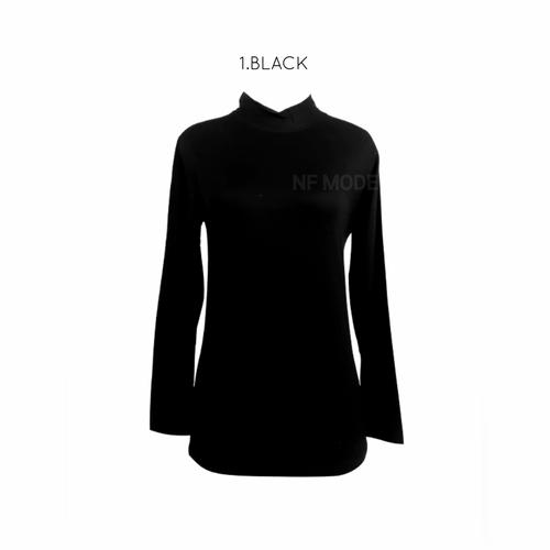 Foto Produk Manset Wanita Baju Kaos Daleman XL - Hitam, XS dari NF Mode