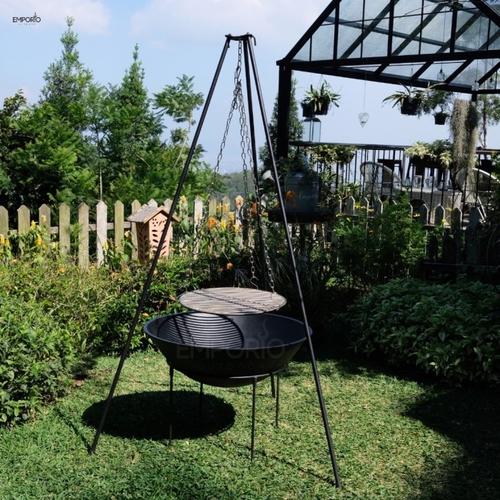 Jual Fire Pit Tripod (Tanpa Fire Pit dan Grill) Adjustable Height