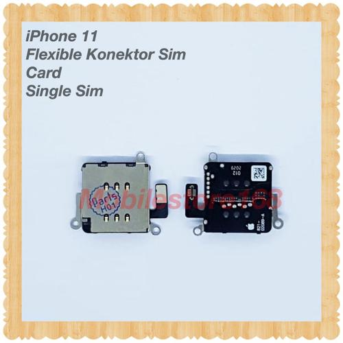 Jual FLEXIBLE KONEKTOR SIM CARD IPHONE 11 ORIGINAL SINGLE SIM 11