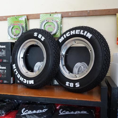 130 90 10 Reifen 3 Bereifung Reifen Michelin S83 Verstärkt VESPA Px 125 150 Piaggio Papiere