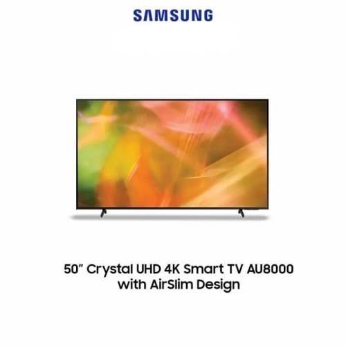 Jual SAMSUNG LED TV 50 INCH 4K 50AU8000 SERIES 7 BEZELLESS 2021 - Kota  Medan - Surya Prima Medan | Tokopedia