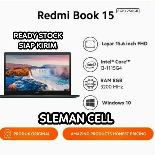 Gambar Xiaomi RedmiBook 15 Intel Core I3 Ram 8GB + SSD 256GB Garansi Resmi - packing aman dari Sleman Cellllll Kab. Sleman Tokopedia