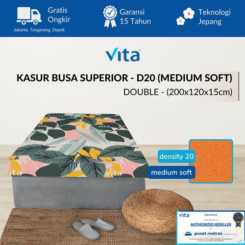 Gambar Kasur Busa Vita Tinggi 15 cm - Superior (200x120x15) - Small Double dari pusat matras indonesia Kab. Tangerang Tokopedia