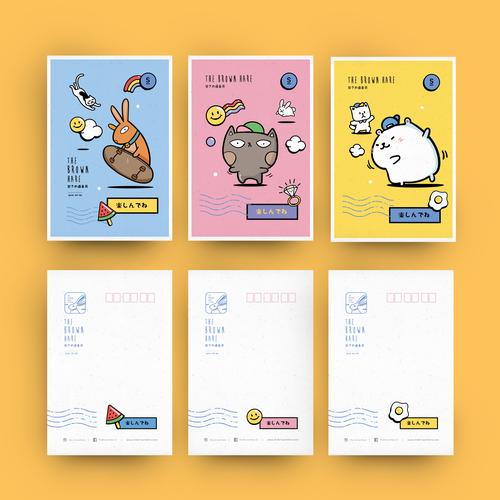 Foto Produk SEMASA x The Brown Hare postcard Exclusive The Hoppers dari The Hoppers