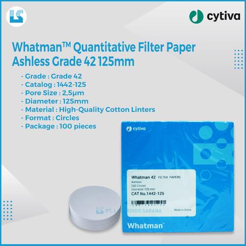 Promo Whatman Filter Paper / Kertas Saring Grade 42 , 125 mm Jakarta