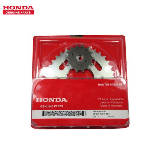 Gambar Gear Set Chain Kit Girset Karisma Supra X 125 AHM Original dari NagaLaut Motors Kota Tangerang Tokopedia