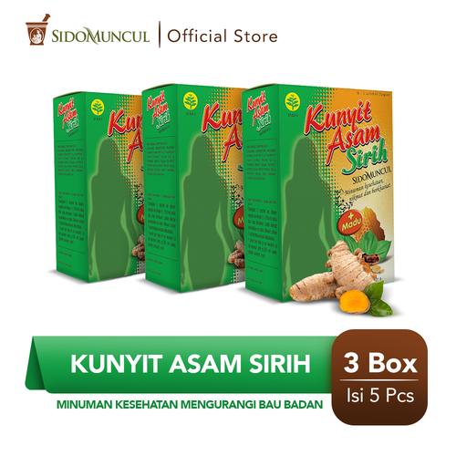 Gambar Sido Muncul Minuman Kunyit Asam Sirih 3x5's - Mengurangi Bau Badan dari Sido Muncul Store Kota Tangerang Selatan Tokopedia