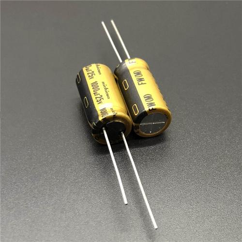 Gambar Capacitor - Elco NICHICON FW Series 10x20mm 25V 1000uF dari DooFPV Kota Bekasi Tokopedia