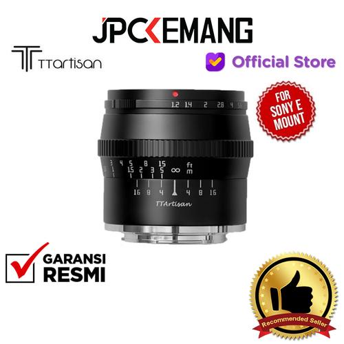 Gambar TTArtisan 50mm f1.2 for Sony E Mount TT Artisan 50mm f/1.2 GARANSIRESM dari JPCKemang Jakarta Selatan Tokopedia