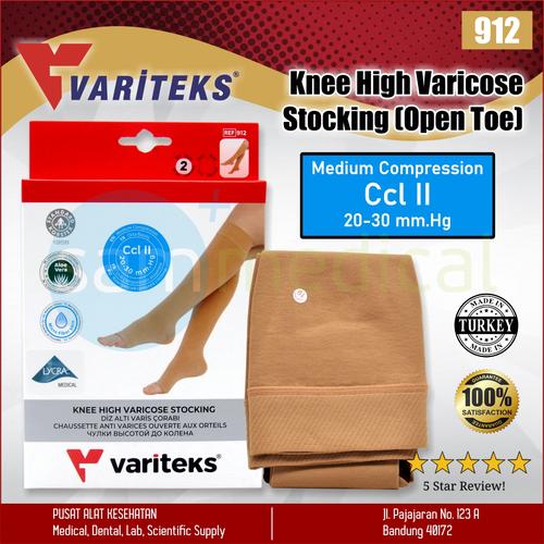 Jual Variteks Stocking Varises Open Toes CCL2 2030mmHg LUTUT VAR 912