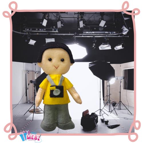 Gambar Boneka Flanel Fotografer Toko Mebi Ukuran 15cm dari Toko Mebi Kota Yogyakarta Tokopedia