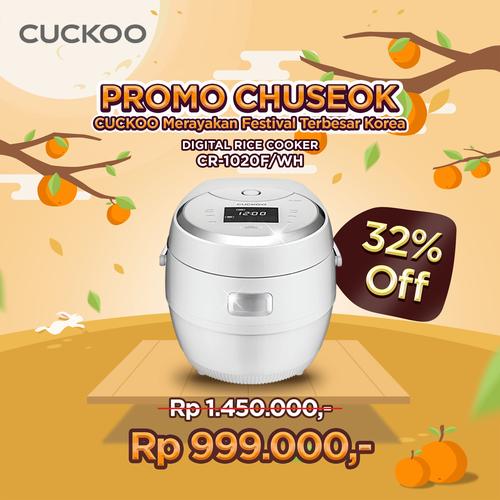 Foto Produk CUCKOO All in One MICOM Cooker CR-1020F/WH, No. 1 In KOREA dari CuckooIndonesia