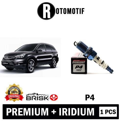 Bougies D'Allumage BRISK Iridium Premium+ P4 DR15YIR 1622 – Lot De 6 – Longue Durée Jusqu'à 100 000 Km