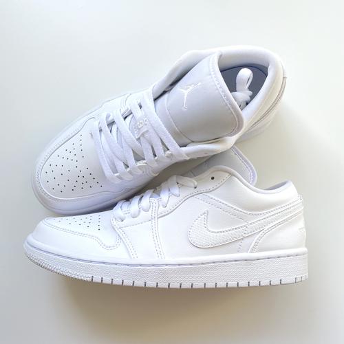 Jual Air Jordan 1 Low Triple White Wmns 