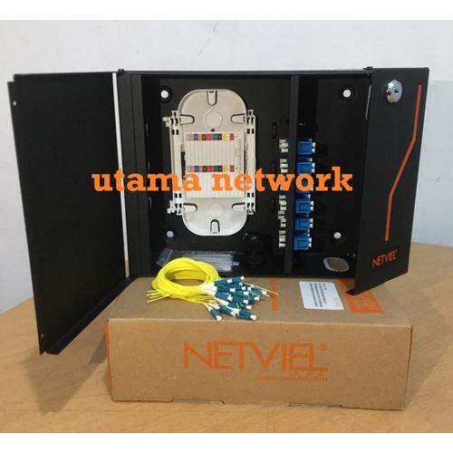 Jual Netviel OTB Wallmounted 48 port LC adapter Multimode + Pigtail LC ...