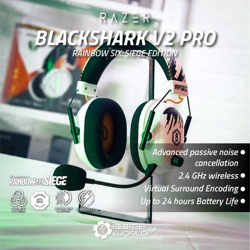 Promo Razer BlackShark V2 Pro Six Siege Special Edition 2.4G Gaming Headset  - Jakarta Pusat - igamerworld | Tokopedia