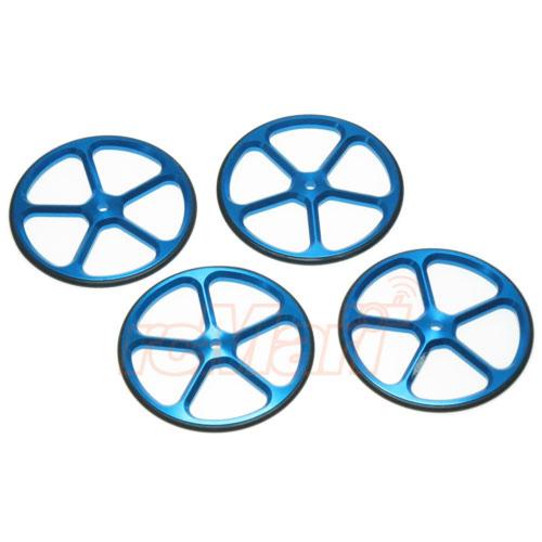Foto Produk YR Alu Set Up Wheels for 1:10 Cars (YT-0069BU) dari Tamiyatoys