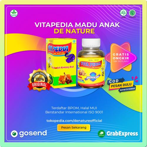 Gambar Vitapedia Madu Anak untuk Menambah Nafsu Makan dan Daya Tahan Tubuh dari de Nature Official Jakarta Barat Tokopedia