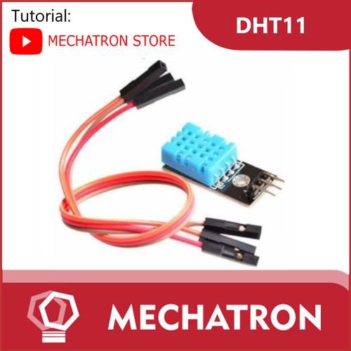 Gambar DHT11 Temperature Humidity Module Detektor Suhu Kelembaban DHT-11 LED dari Mechatron Kota Depok Tokopedia