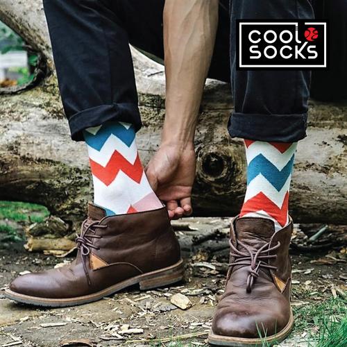 Gambar CoolDeSocks Original | Kaos Kaki Fashion - Old School - Zig Zag dari CoolDeSocks undefined Tokopedia