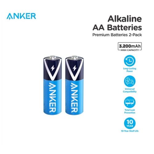 Jual Anker Battery AA Anker Baterai Alkaline AA (B1810) AA 2 pcs