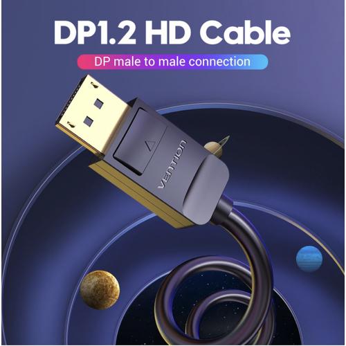 Jual Vention Kabel DP to DP Display 
