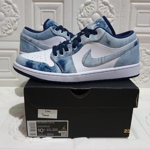 aj 1 low denim