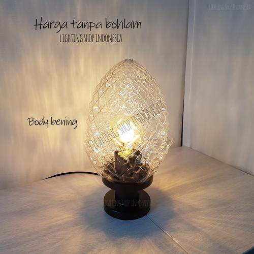 Jual Lampu pilar taman pagar minimalis waterproof bening susu acrylic