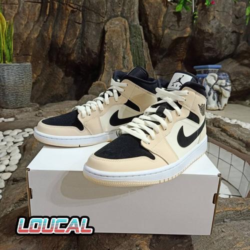 Jual Air Jordan 1 Mid Barely Orange - 6 
