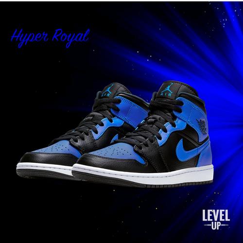 Promo Nike Air Jordan 1 Mid Hyper Royal 100% Authentic - 40 - Jakarta Utara  - Level Up Sneakers | Tokopedia