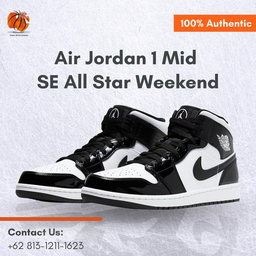 Jual Nike Air Jordan 1 Mid SE All Star 