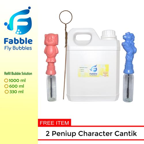 Foto Produk Fabble Gelembung Balon Sabun refill 1 liter dari Fabble