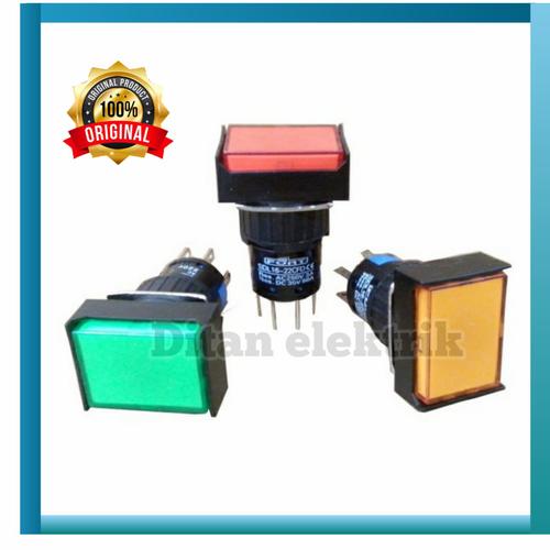 Jual pilot lamp with led 24vdc rectangular( panjang ) SDL16-CFXD ...