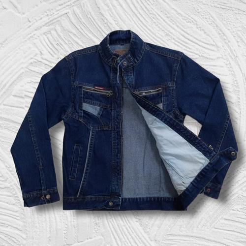 jaket jeans pria jaket shanghai jaket 