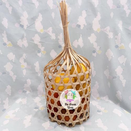Gambar WADAH ANYAMAN BAMBU IKAT UKURAN BESAR UNTUK HAMPERS / PARCEL dari The House Store ID Kota Cimahi Tokopedia
