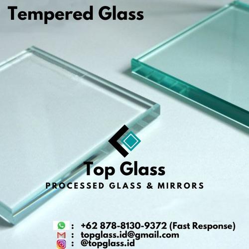 Jual Kaca Tempered 12mm/Tempered Glass (Utk Kamar Mandi, Balkon, Kaca