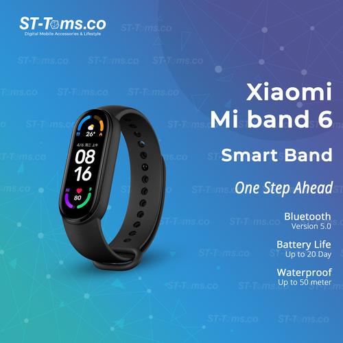 Gambar Xiaomi Miband 6 / Mi Band 6 / Miband6 Smart Band Amoled - Hitam, China Version dari ST-Toms.co Jakarta Utara Tokopedia