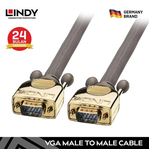 Jual LINDY 2M Kabel VGA Braided Premium 