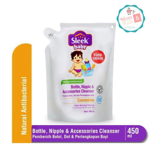 Gambar Sleek Bottle, Nipple and Baby Accessories Cleanser 450ml dari Toko Susu Mom n Kids Jakarta Utara Tokopedia