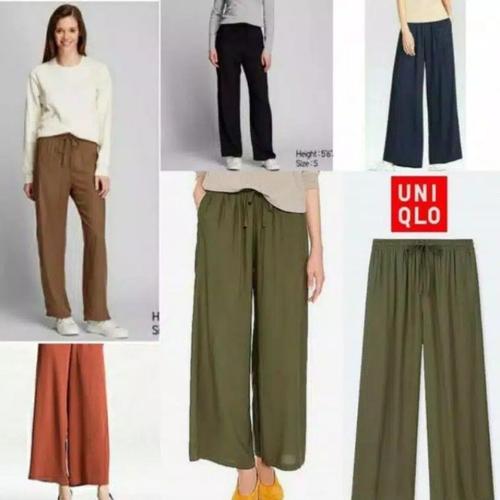 Jual celana panjang kulot uniqlo wanita 