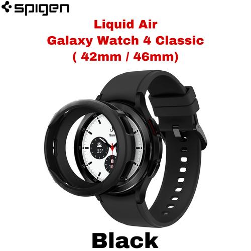 Jual Spigen Liquid Air Soft Case Samsung Galaxy Watch 4 Classic 42 46 mm -  Black, 42mm - Jakarta Barat - Alpha Mulia | Tokopedia
