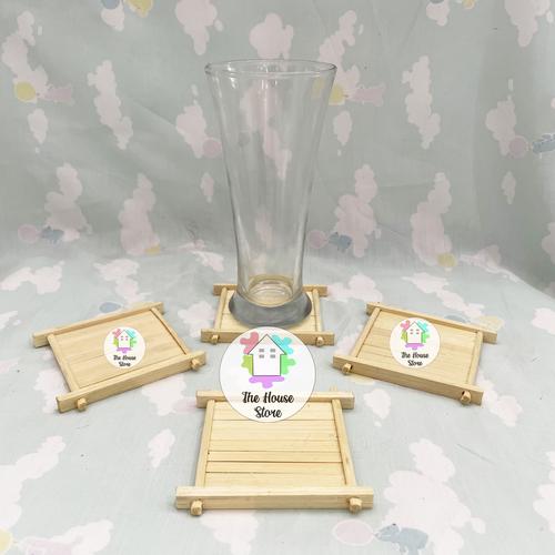 Gambar ALAS / TATAKAN GELAS DARI BAMBU dari The House Store ID Kota Cimahi Tokopedia